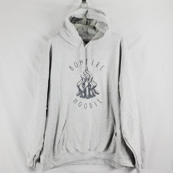 Gildan Tops - Bonfire Hoodie 3XL XXXL Pullover Hooded Sweatshirt Cozy Campfire Fall Vibes